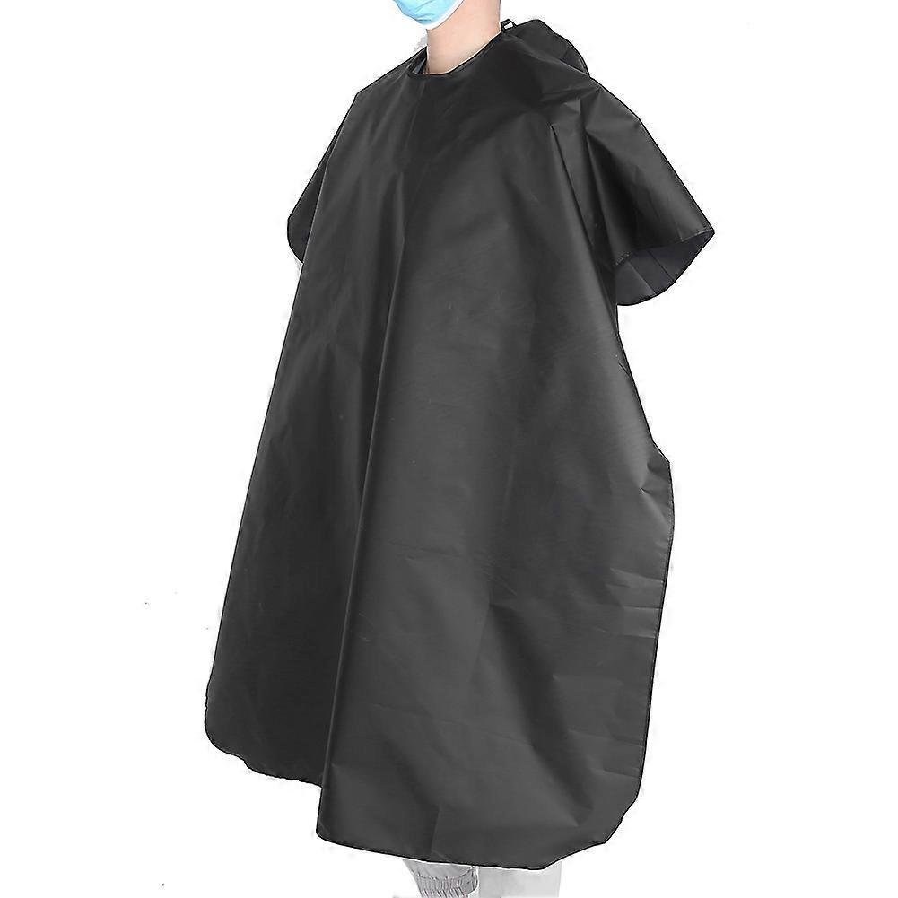 Professional Hair Cutting Apron Anti-Static Waterproof Salon Barber Hairdressing Gown Cape  Black