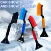 2 In 1 Car Snow Brush And Ice Scraper Car Scraper Snow Ice Foam Cleaner Ice Snow Scraper Grip Brush Car Brush Ergonomic Win A8M0