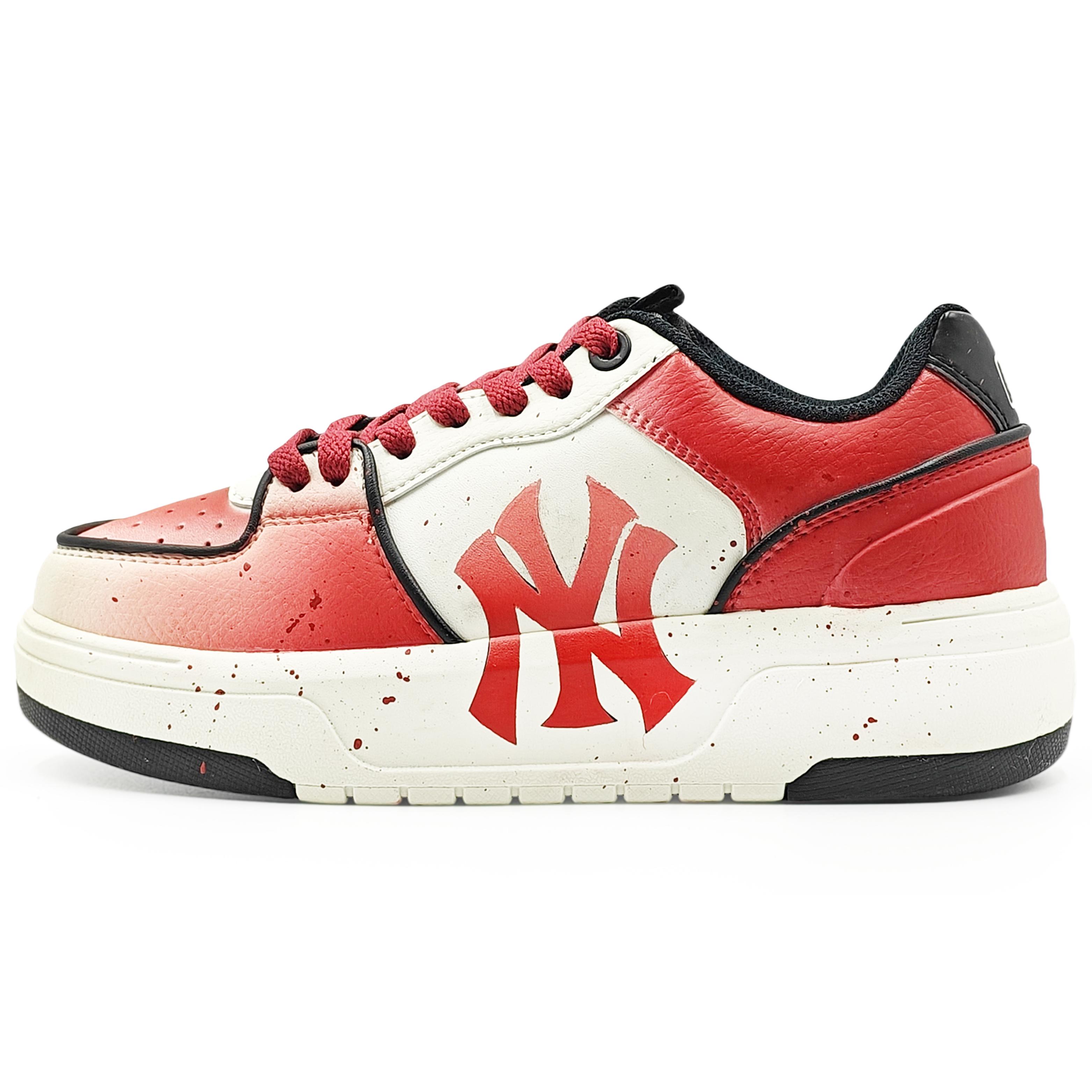 

MLB Chunky Liner Low top Skateboard Shoes Unisex Red White 3ASXCA12N-50WHS(Team1284-) 45
