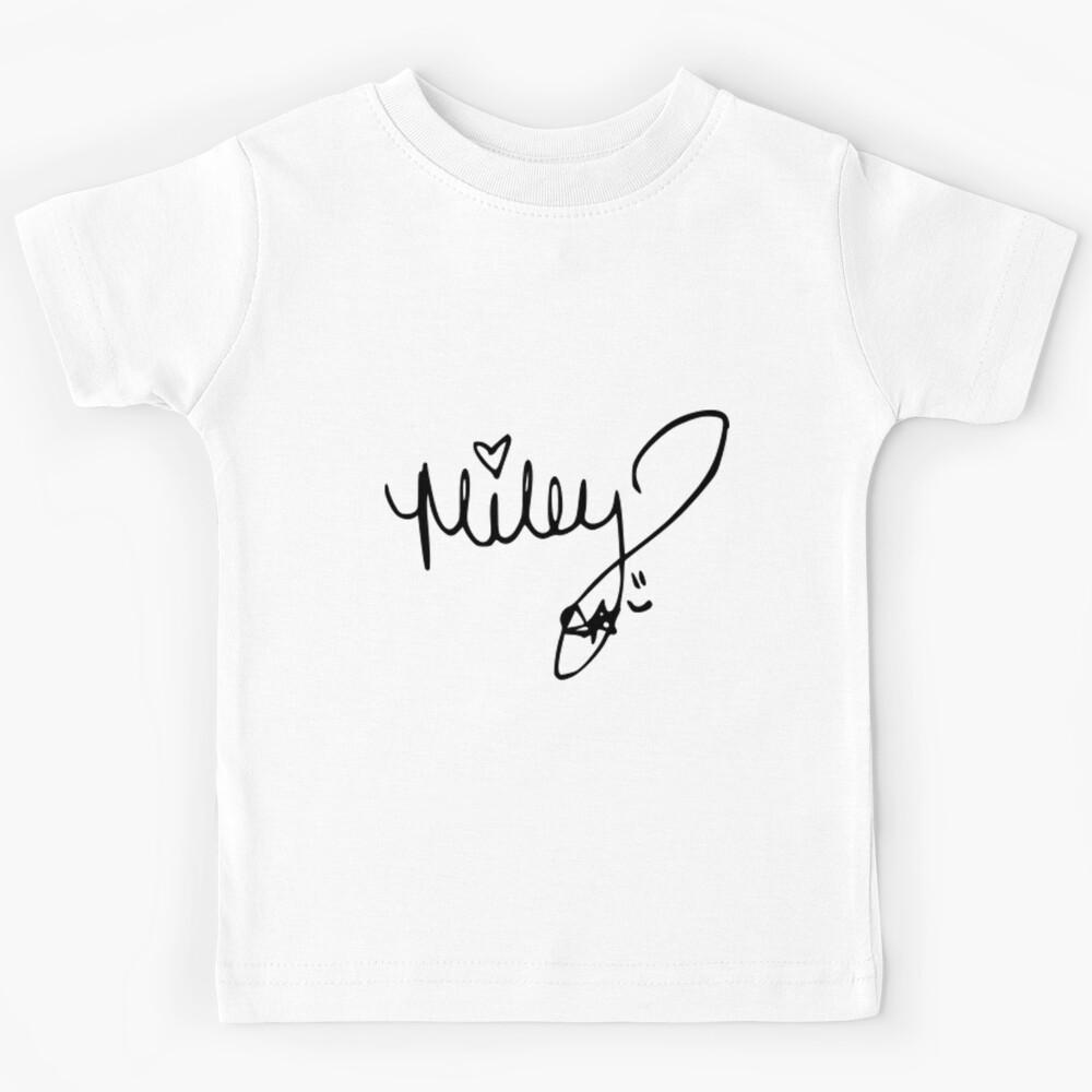 Miley Cyrus autograph| Perfect Gift|miley cyrus gift Kids T-Shirt 100