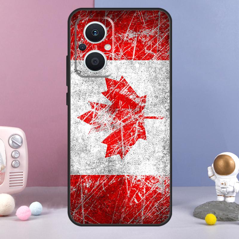 Canada Canadian Flag Funda For OPPO Reno 12 F 11F 13F 14F 10 11 13 14 Pro 7 8 Lite OPPO Find X9 X6 X5 X8 Pro Case