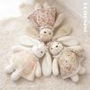Three-Color Rabbit Plush Doll: Cute, Detachable, Soothing Toy for Kids & Girlfriends, Perfect Birthday Gift