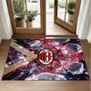 AC Milan Design Crystal Velvet Rug Soft Decorative Mat for Bedroom Entrance