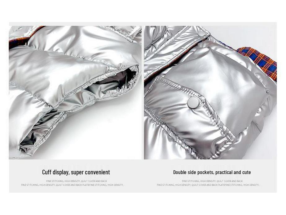 Girls' Fashionable Cotton Vest Jacket - 2025 Winter Style, Thickened Two-Piece Outerwear for Autumn and Winter