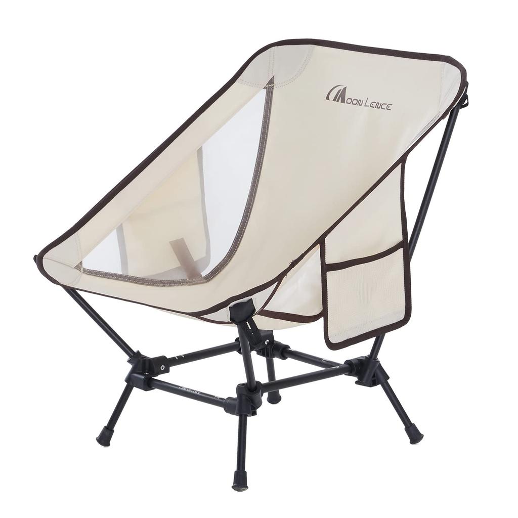 MOON LENCE Outdoor Low More Camping Ground Perfect for and 150kg Weight White Chair, Chair, 2-Way, Stable, Chair, Chair, Lightweight, Foldable,