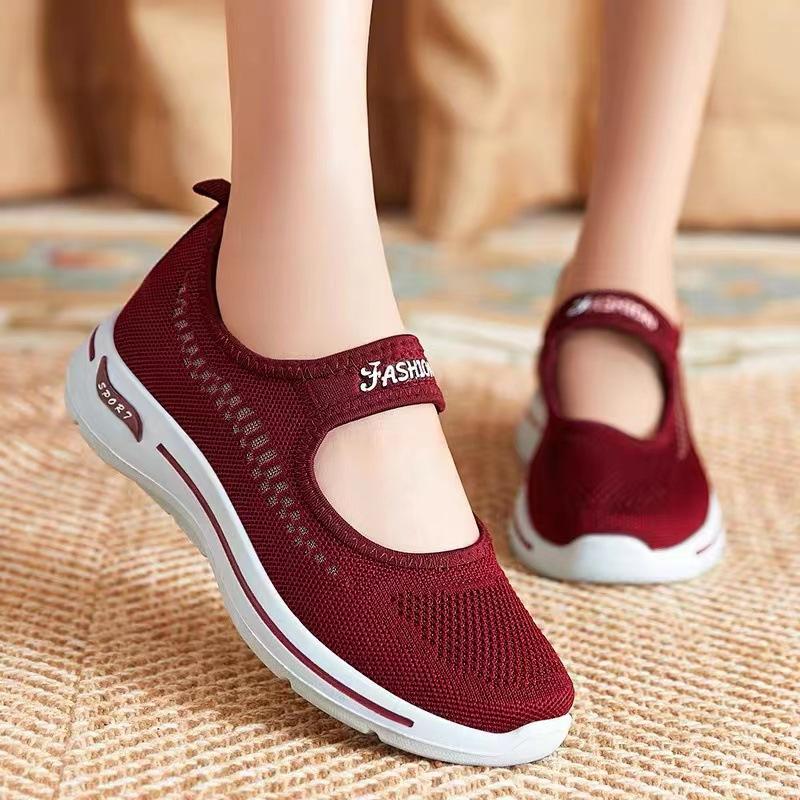Beijing Old Cloth Shoes Women's Summer New Sports Net Shoes Versatile Walking Shoes Middle-aged and Elderly Shoes