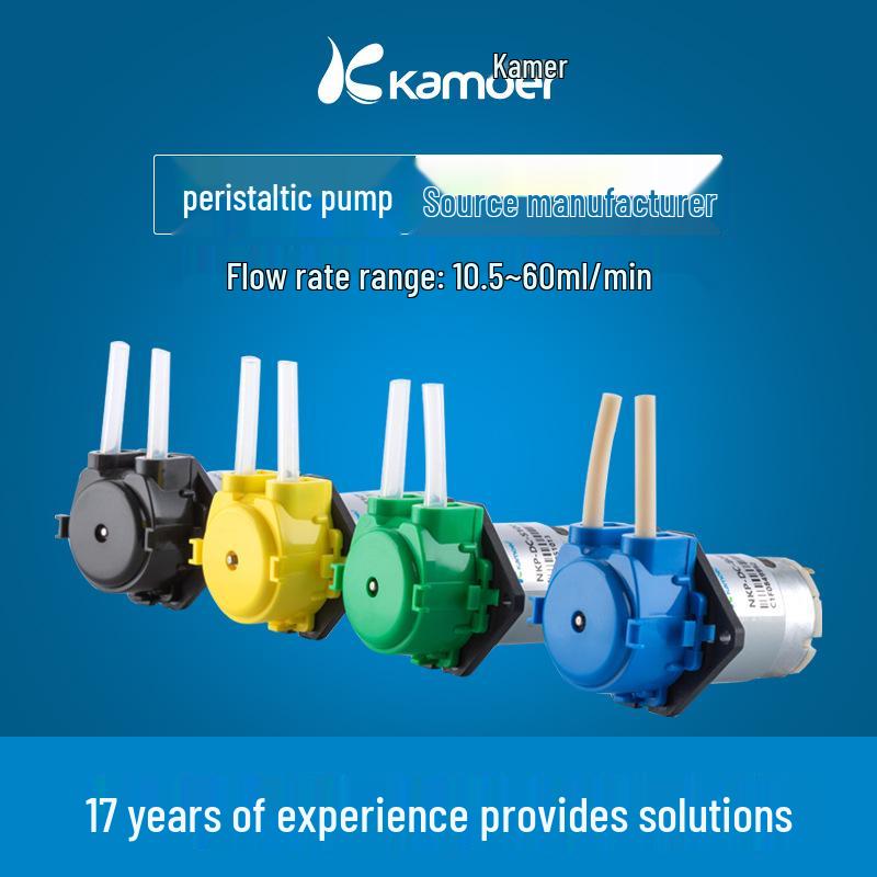 Kamer NKP Peristaltic Mini Water Pump - 12V/24V, Low Noise, Self-Priming, Hose Compatible