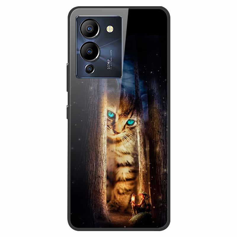 For Infinix Note 12 G96 Case X670 Marble Tempered Glass Hard Back Cover for Infinix Note12 Helio G96 Phone Cases 6.7'' Fundas