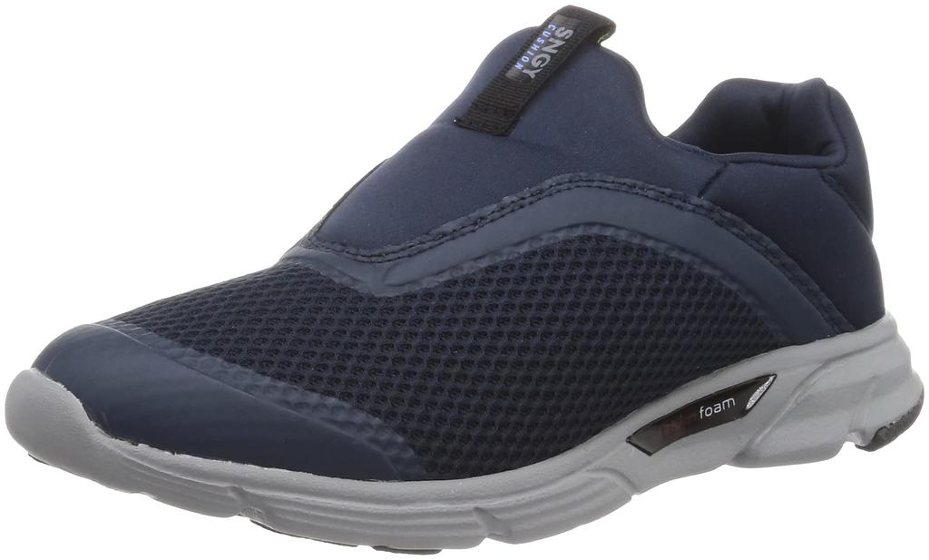 Moonstar Synergy Comfortable to Wear Even When Shock Wide SNGY Size 3E Cushion, Lightweight, Soft, Kickback, Stepping, Cushioning, Absorption,