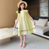 New Summer Dress for Girls, Children's Summer Internet Celebrity, Western Style Cotton Princess Dress, Girls' Thin Dress
