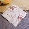 100Pcs Disposable Letter Printed Kraft Paper Sandwich Doughnut Bread Wrapping Baking Oil-Proof Bags
