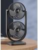 Dual-Head USB Fan: Portable 360° Rotating Desk Fan for Dorms and Outdoors