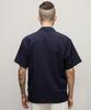 Schott NYC HV SHIRT "POLKA DOT" / Hemp Viscose Shirt "Polka Dot" / 782-4123015 Men's S 120 Navy
