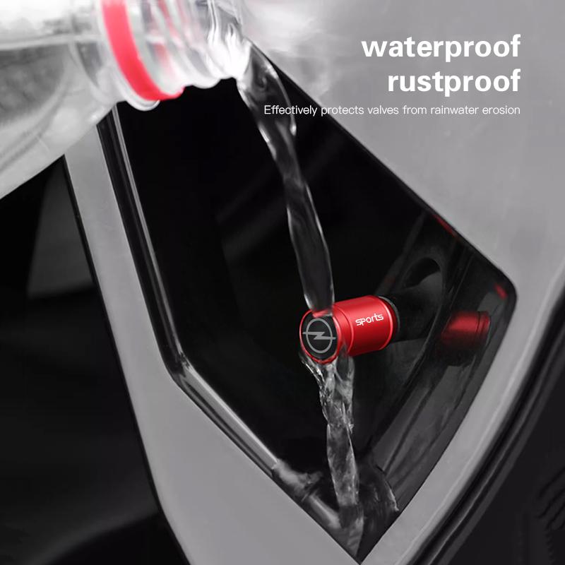 4 Stück Auto Emblem Reifenventilkappen Abdeckungen Auto Zubehör Für Opel Astra Insignia Vivaro Corsa Mokka Zafira Vectra OPC Vauxhall