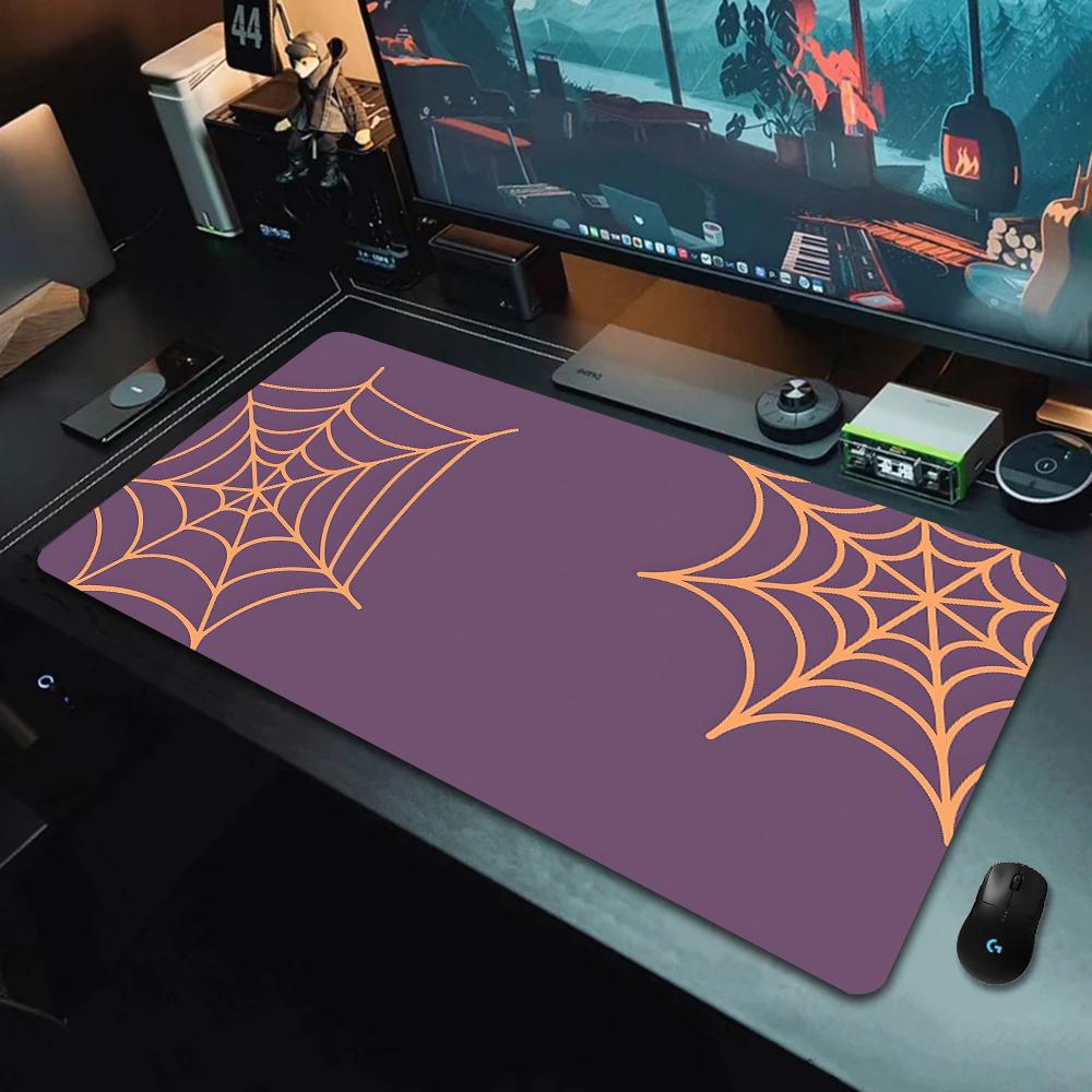 Halloween Spider Bat X4mm Mouse Pad Xxl Non-slip PC Expansion Pad Gaming Desk Desk Office Accessories Carpet Keyboard Pad