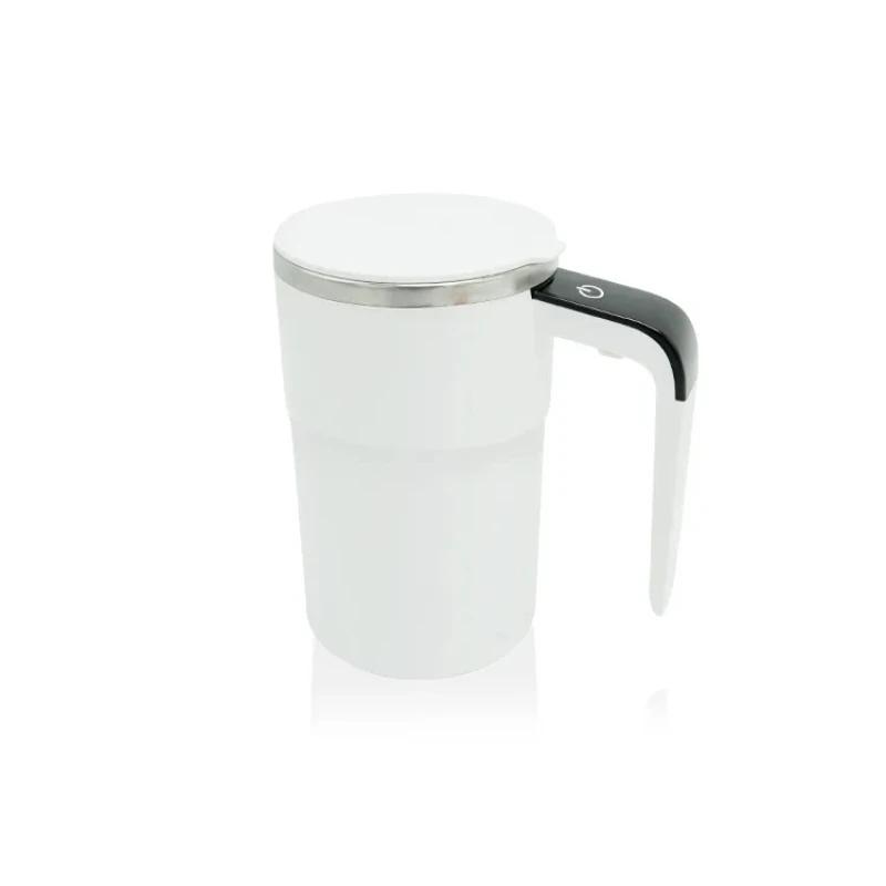 Smart Magnetic Stirring Cup with Temperature Display - Electric Auto Mixing Coffee Cup, Portable Protein Shaker Bottle for Gym