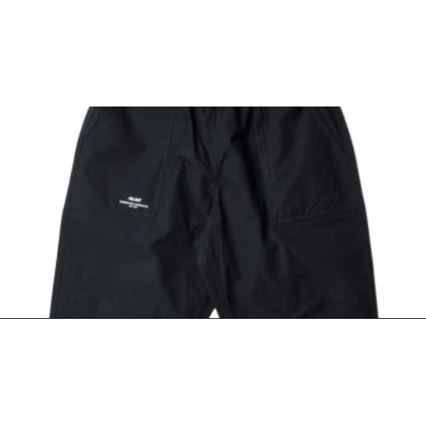 Palace FW22 Logo Muster Aufschlag Cropped Freizeithose Herren Unterteile Schwarz plz1233431