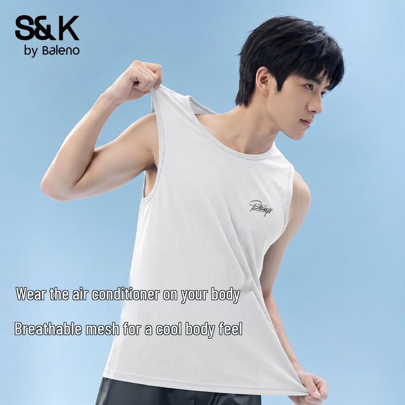 Baleno Men s SK Ice Silk Running Fitness Vest 3XL
