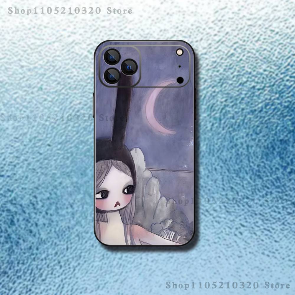 

A-Aya T-Takano Phone Case For iPhone 17,16,15,14,13,12,Pro,Max,Plus,E,SE4,Air,Mini Black Soft Box iPhone17air