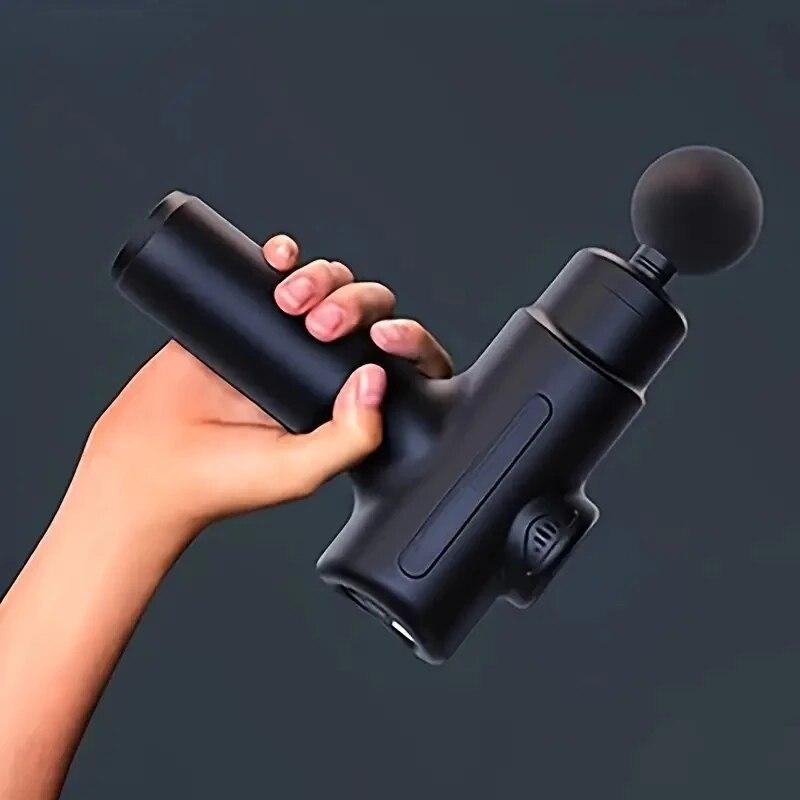 4 Head Massage Mini Massage Gun Massager Portable Smart Electric Massage Stick Multifunctional Home Fitness Equipment