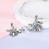 New In Charms Silve Beads Forever Love Heart Sister Family Life Charms Dangle For Bracelet Woman Jewelry Gifts