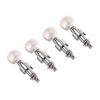Pearled Banjo Pegs Tuning 4 Head Tuner Tone Keys Musical Instrument Parts Set