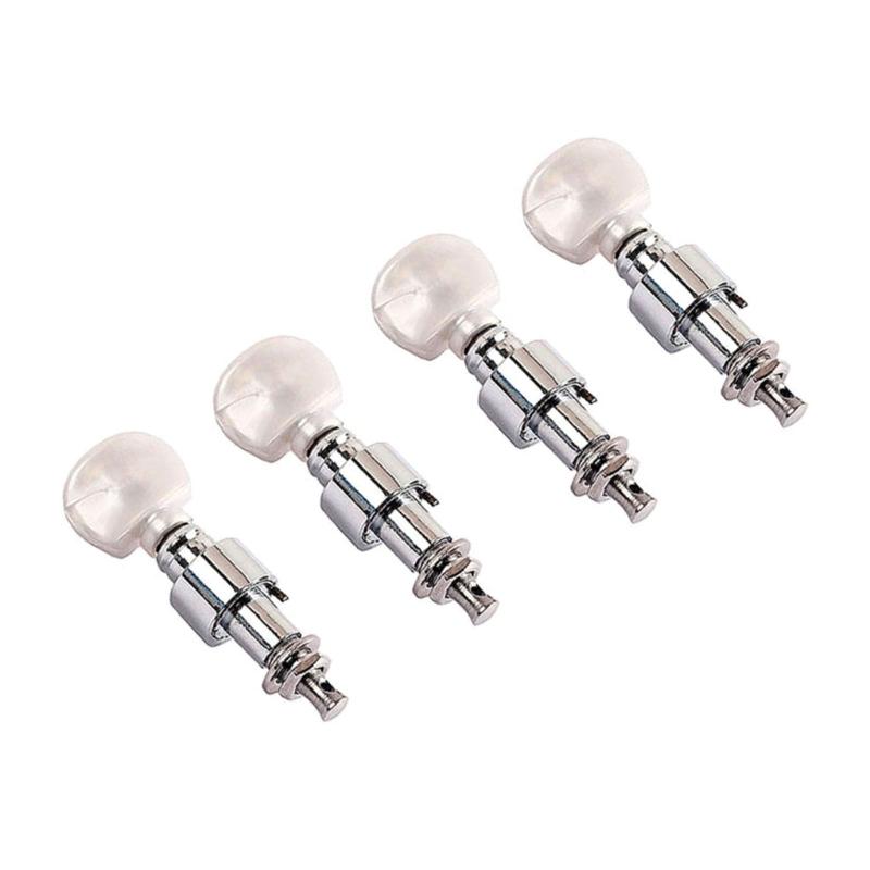Pearled Banjo Pegs Tuning 4 Head Tuner Tone Keys Musical Instrument Parts Set