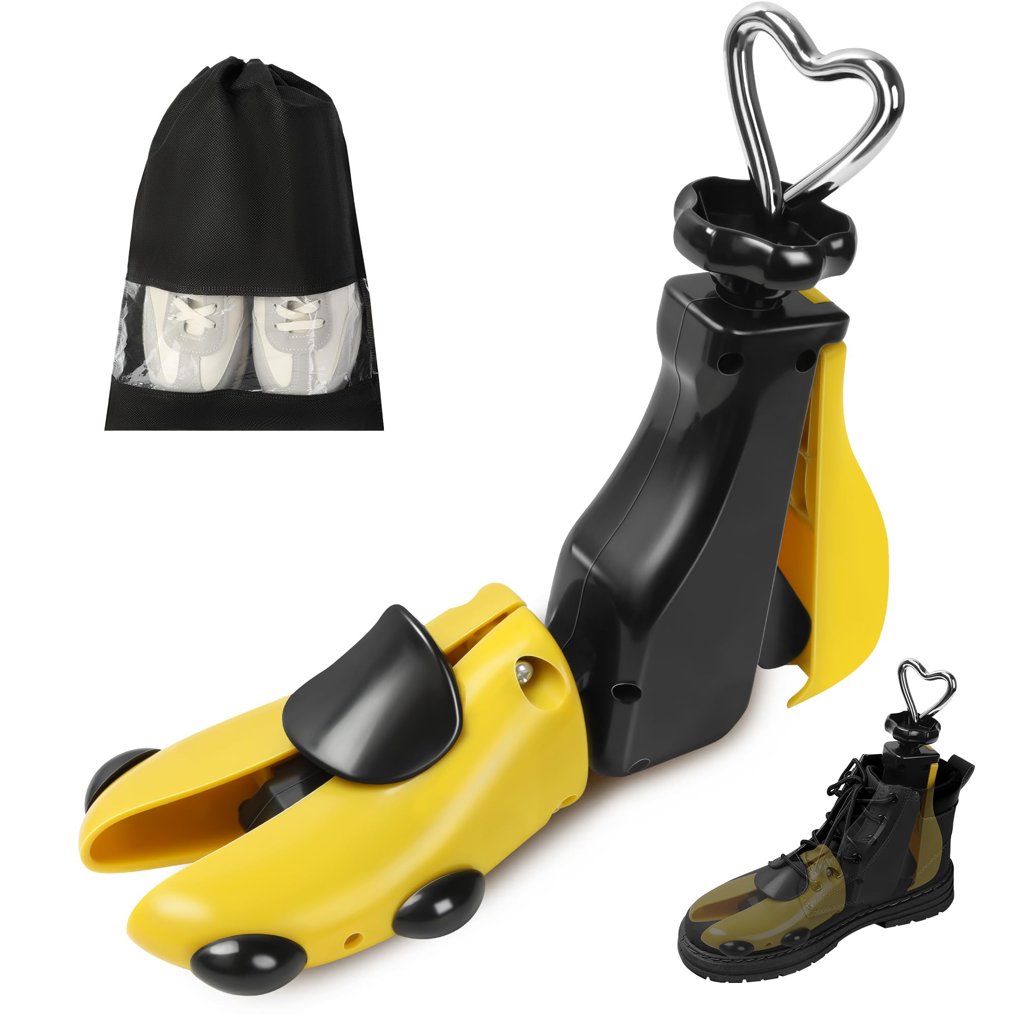 

NINEMAX Boot Shoe Size Shoe Shoe Shoe Prevents and Shoe Shape Changes for Men and Women S 1 Stretcher, Adjuster, Stretcher, Tree, Stretcher, Plastic,