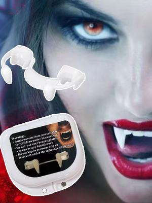 Halloween Vampire Fangs Teeth Food-grade Horror False Teeth Cosplay Props Halloween Party Costume Props Party Free Shipping