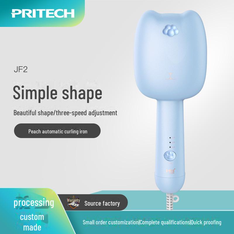 

Pritech Cat Claw Egg Roll Curling Burning Щипцы для завивки волос - Портативные щипцы для завивки волос French Perm фиолетовый