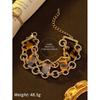 Vintage Studded Circular Chain With Light Luxury Temperament High-end Feel Palace Style Bracelet