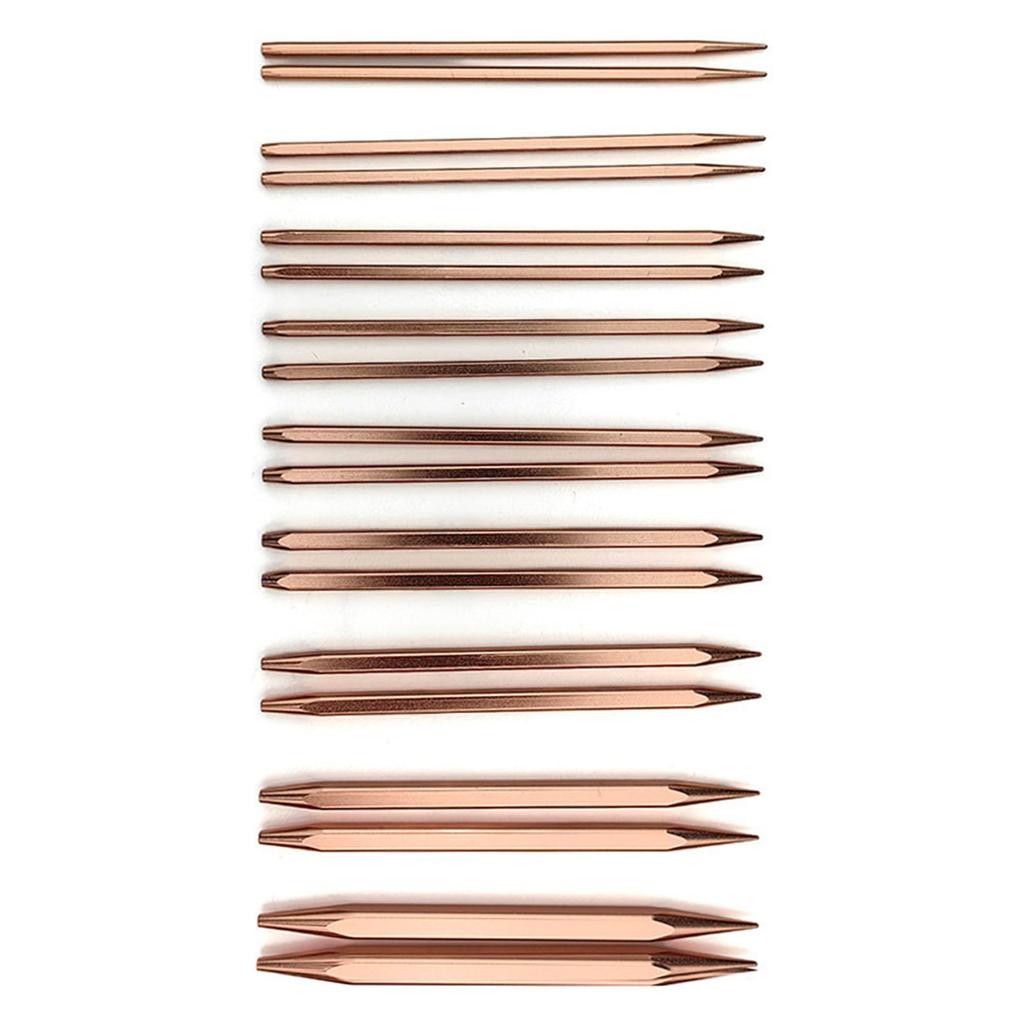 Interchangeable Circular Knitting Needle Set with Case 3.5mm-8.0mm Aluminum Crochet Hook Set Knitting Tool