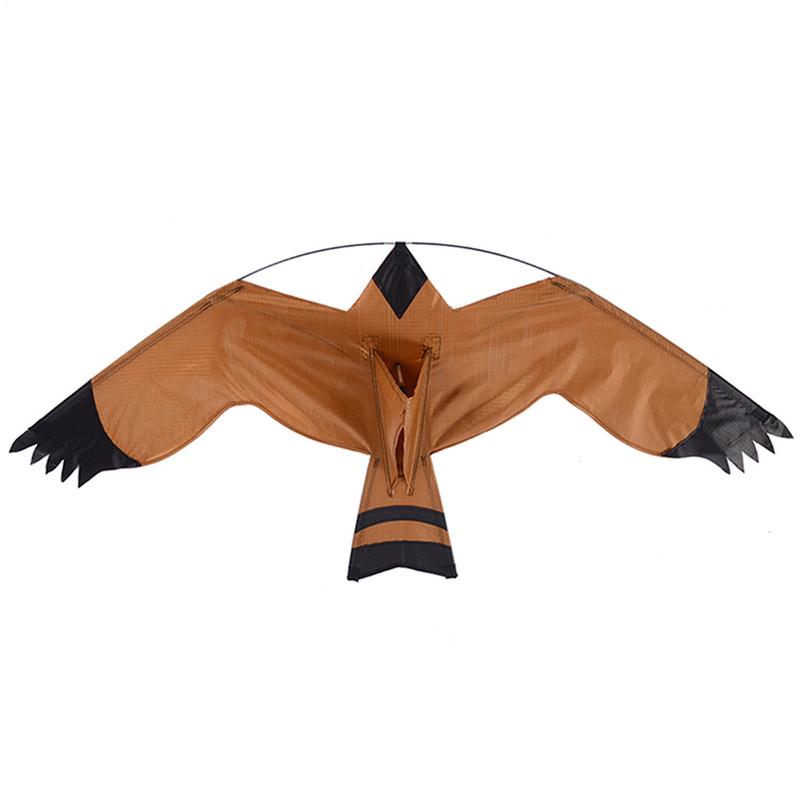 Emulation Flying Hawk Kite Yard Bird Scarecrow Kite Eagle Huge Kite Garden Scarecrow Easy to Fly for Beach Trip Park Family CN