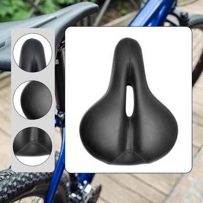 Fahrradsattel aus PU-Leder und Schwamm, bequemer Fahrradsitz für