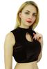 Phagun Stitched Designer Open Back Padded Saree Blouse Wedding Party Wear Crop