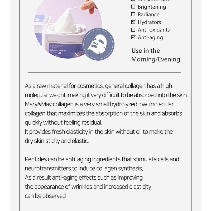 Mary&May - Collagen Peptide Vital Mask