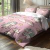 Unicorn Kids Bedding Set 3Pcs Duvet Cover & Pillowcases Bed Linen For Girls Fantasy Children'S Bed Cover Set Soft & Cute