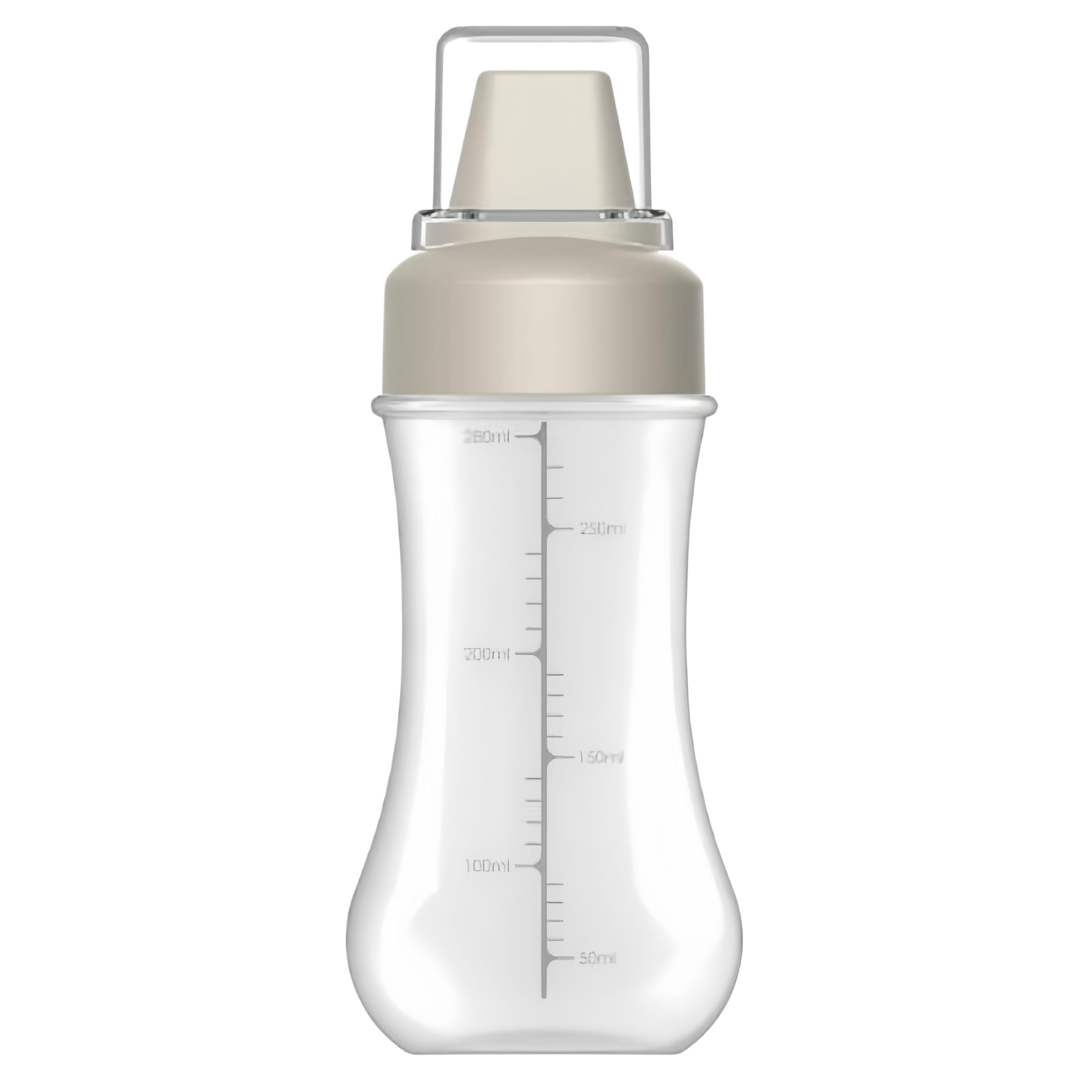 350ml Porous Squeeze Sauce Bottle Ketchup Bottle Squeeze Condiment Bottle Portable with Lid Kitchen Condiment Dispenser белый