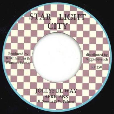 7inch Record AFRICANS - Jollyful Way / Version RF350 Star Light City 2021 Europe Reggae, Ska & Dub