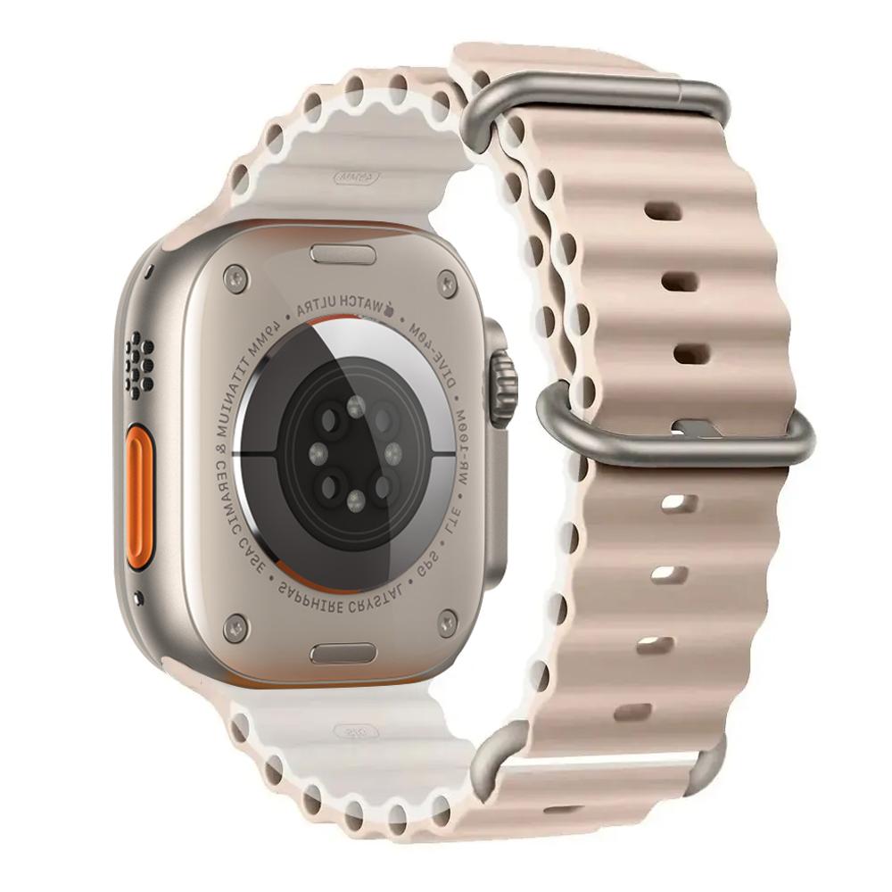 Ocean Band for Watch Ultra 3 Series 11 10 9 7 8 6 SE 49mm 45mm 46mm 42mm 44mm 40 41 Silicone Bracelet Correa iWatch Strap