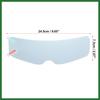 Motoforti 3pcs 9.65"x2.87" Anti Fog Film for Motorcycle Helmet Universal Anti Fog Shield Film Lens Sticker Durable Nano Coating Sticker Film Helmet
