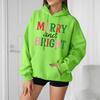 Women's Loose Comfortable Casual Fashion Character Printed Hooded Long Sleeve Sweatshirt
