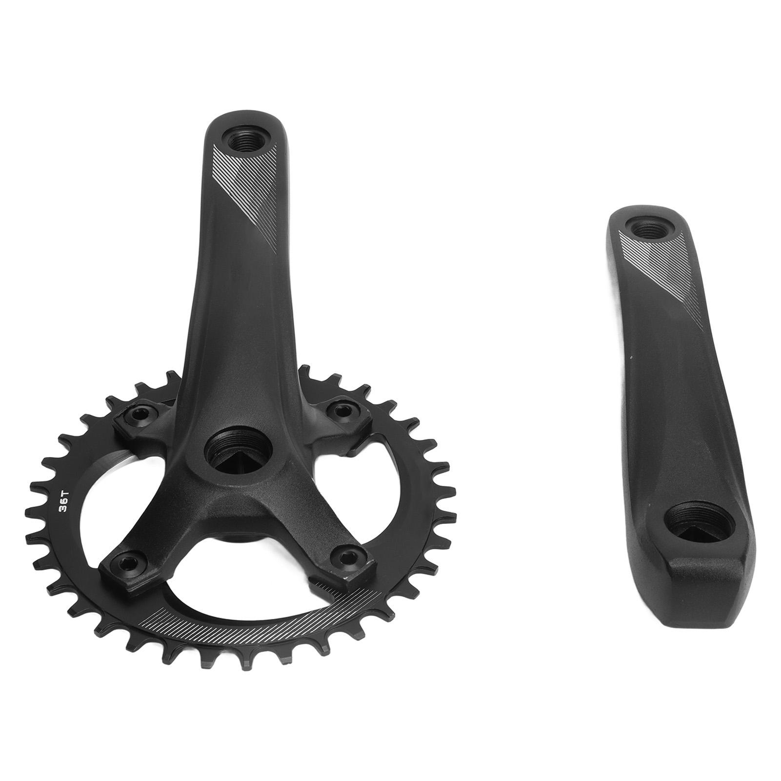 

Bicycle Crankset Aluminium Alloy 36T Chain Wheel 104BCD Squared Hole Crank for 712S Mountain Cycling