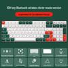 Wireless Bluetooth Mechanical Keyboard - 100-Key, Three-Mode, Compact Design, Office Customizable, Hot-Swappable Switches