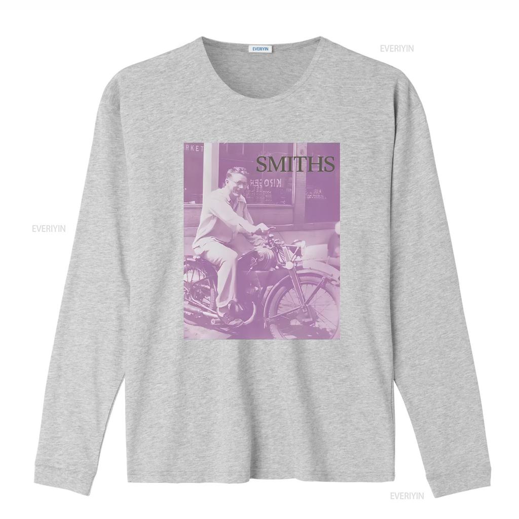 THE SMITHS Bigmouth Strikes Again 1986 Maglietta Organica Promo Morrissey vintage Lavata streetwear Alla moda Unisex Morbido