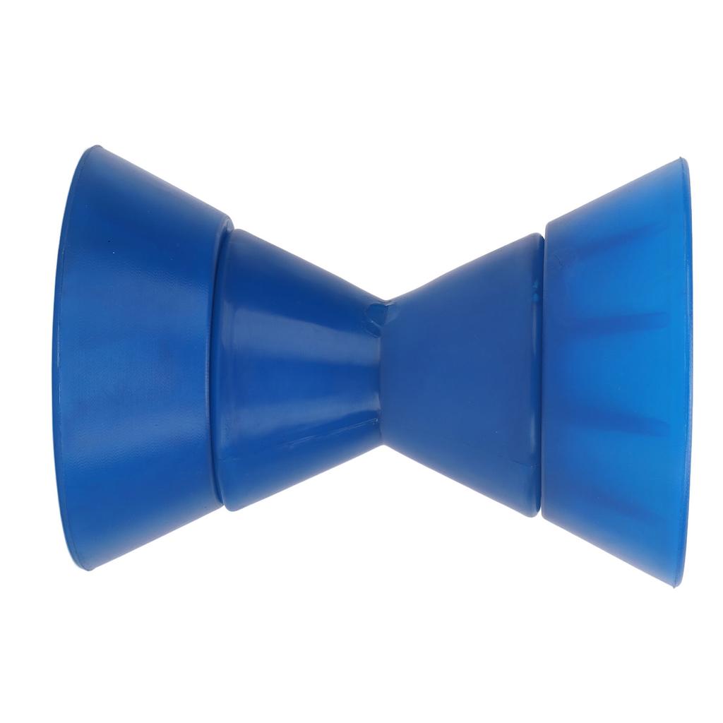4 Inch Boat Roller Bow Stop with 1 2in Shaft Scratch Resistant PU Blue Trailer Roller Assembly for Yachts
