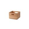 MUJI Stapelbarer rechteckiger Korb aus Rattan - Groß V Ca.. B35 x T36 x H24cm 18021826 Korb