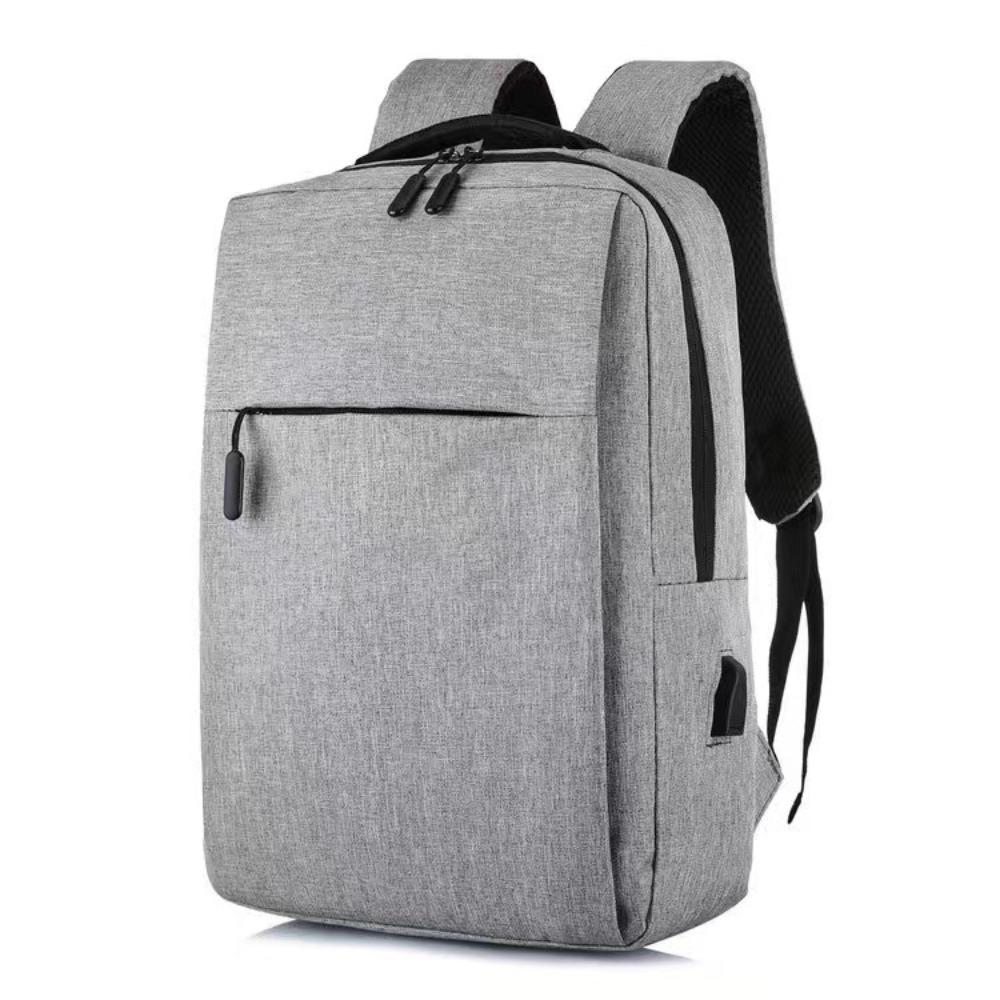 

Cross-border leisure business computer backpack new large-capacity men s business travel backpack backpack Simple gray