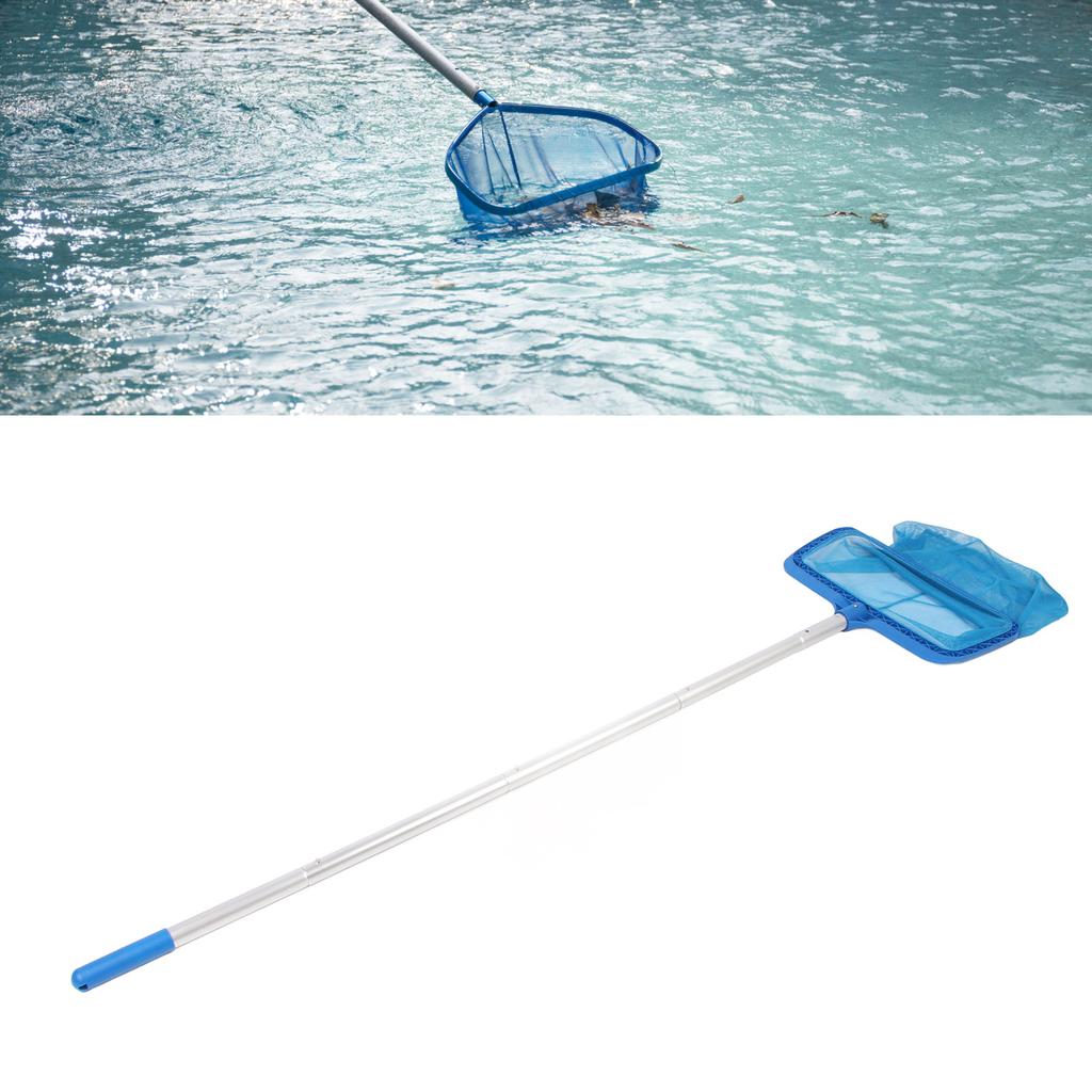 Fine Mesh Pool Skimmer Net, Pool Leaf Skimmer Net with Reinforced Frame, Larger Capacity Pool   for Cleaning, Easy Purchase Runs, Suitable for Clea