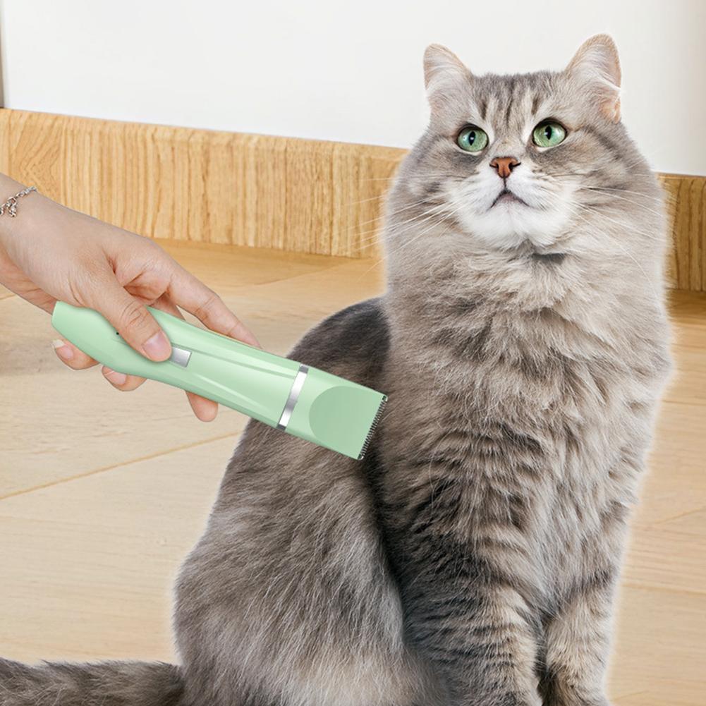 Multi In 1 Pet Paw Trimmer Rechargeable Cordless Dog Cat Grooming Kit Digital Display With Stainless Widening Blades Pet Supply